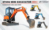 Machine Fast Delivery 3.5 Ton Mini excavator